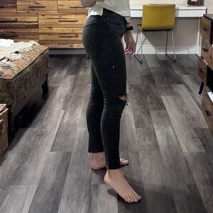 Banana Republic Women's Charcoal Skinny Jeans